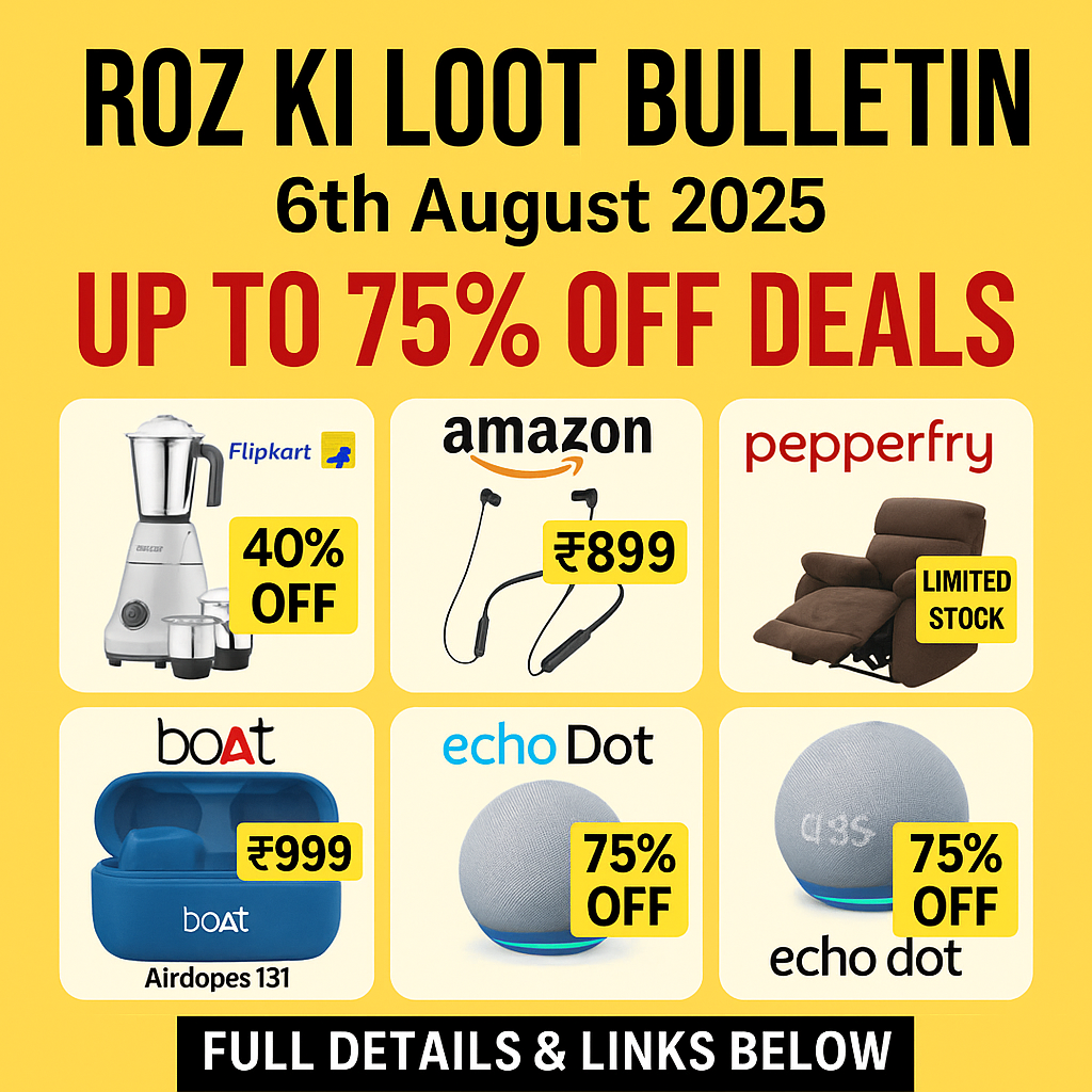 Roz Ki Loot Full Bulletin - 6 Aug 2025