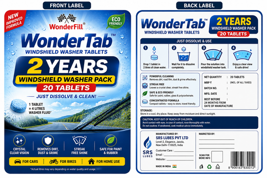 WonderFill WonderTab™ – The Smart Way to Keep Your Windshield Crystal Clear for Just ₹99