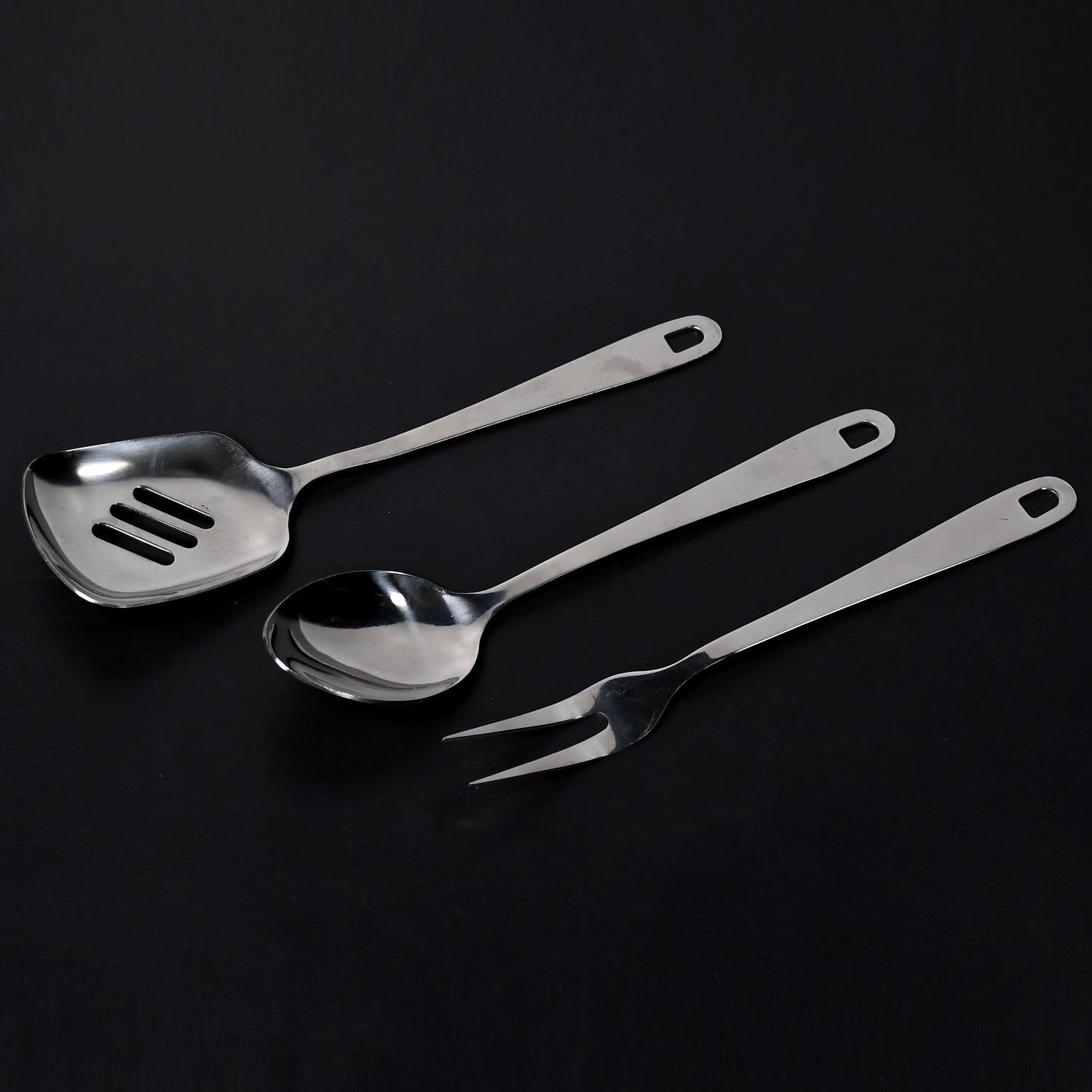 Serving Spoon Set Cooking Spoon Set High Quality Premium Spoon Set  ( 3pc Set )