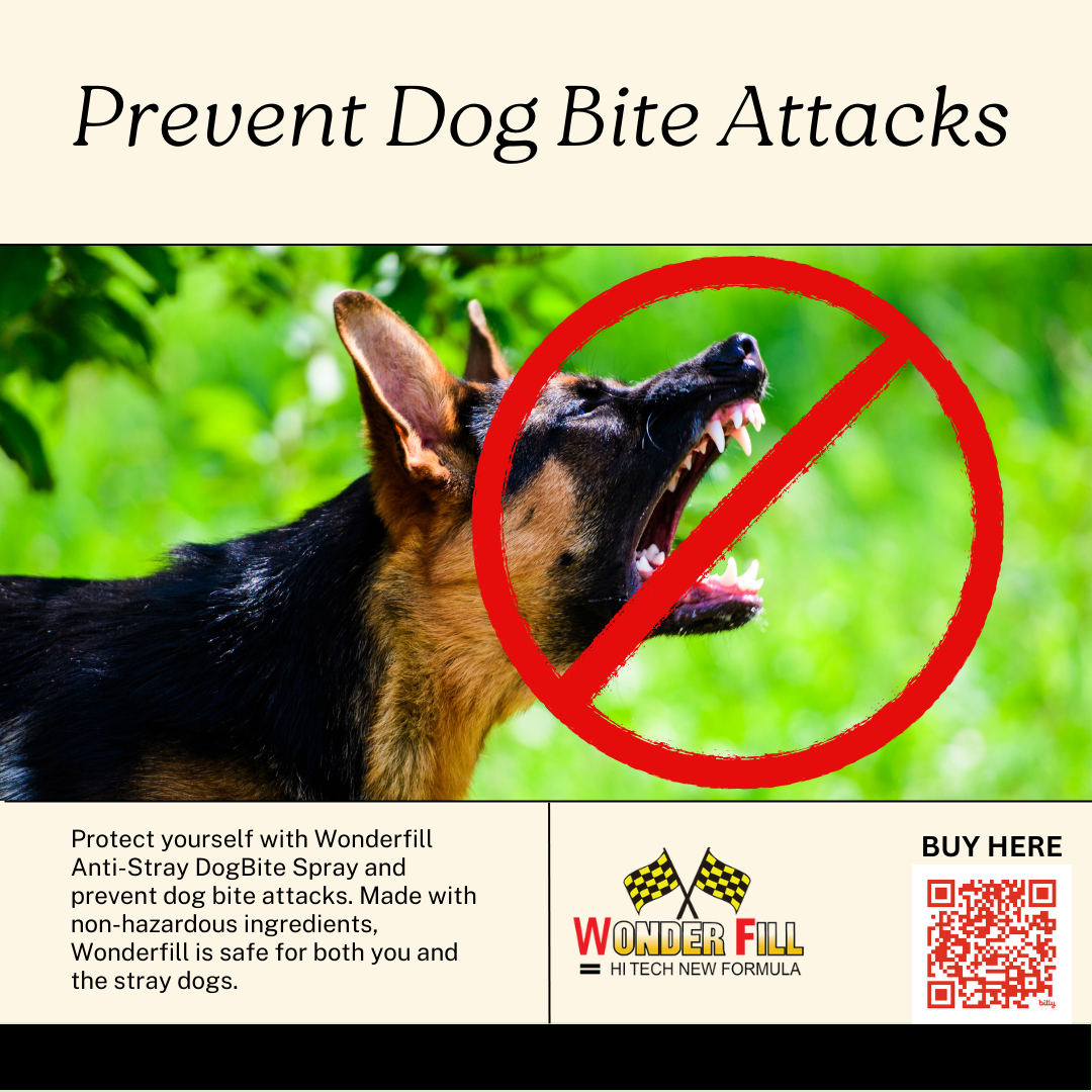Combo 3 Anti Stray DogBite Repellent Spray Non Hazardous Patent Wonderfill India