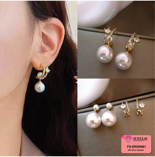 JEWEL18 EARRINGS JEWEL18 EAR FASHION GLOBAL DESIGN GENUINE #9N61