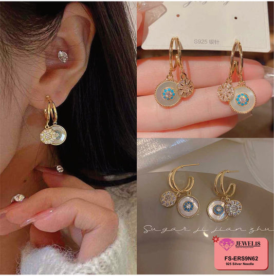 JEWEL18 EARRINGS JEWEL18 EAR FASHION GLOBAL DESIGN GENUINE #9N62