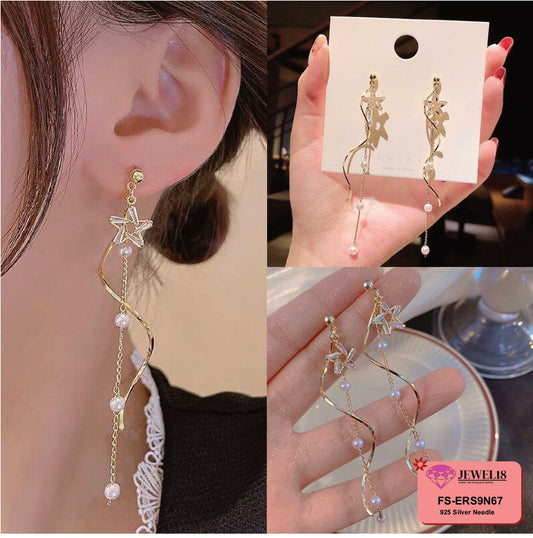 JEWEL18 EARRINGS JEWEL18 EAR FASHION GLOBAL DESIGN GENUINE #9N67