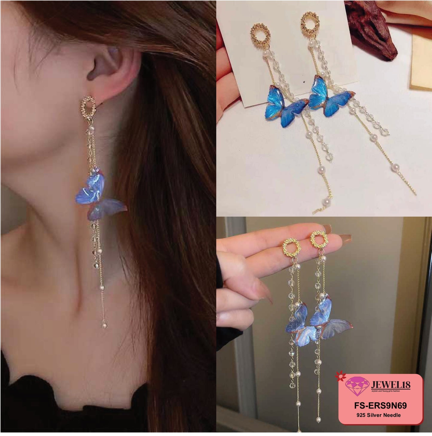 JEWEL18 EAR FASHION GLOBAL DESIGN GENUINE #9N69