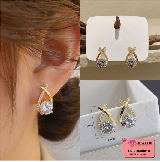 JEWEL18 EAR FASHION GLOBAL DESIGN GENUINE #9N91B