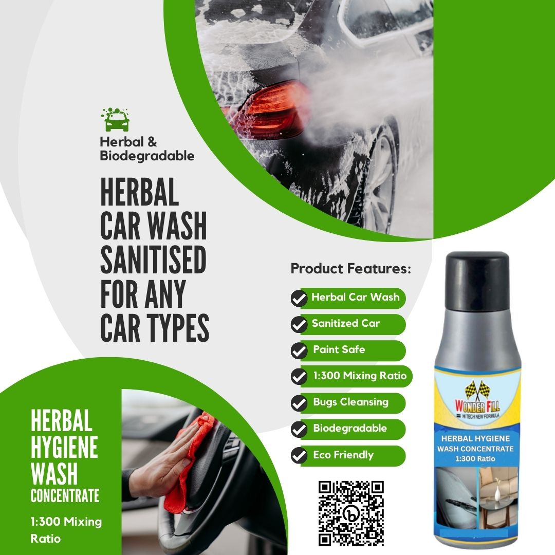 Wonderfill Herbal Hygiene Car Wash Concentrate 50 ml