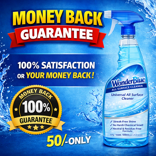 BEST CLEANER - WonderBlue All Surface Cleaner Spray – Neutral Smell, Streak-Free Shine – 500ml