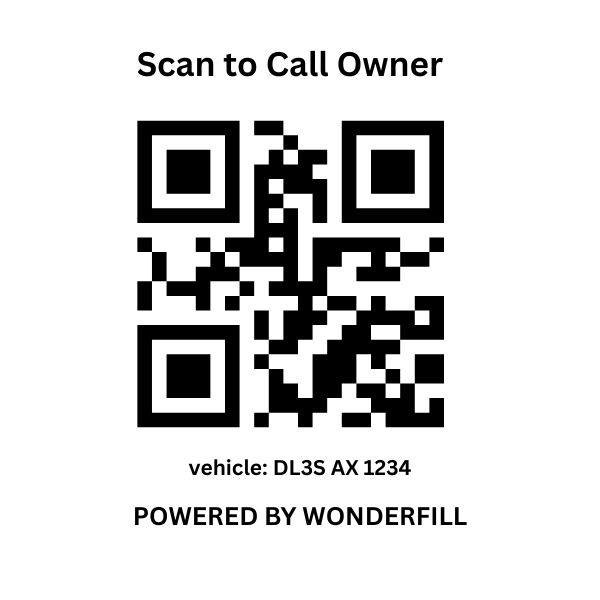 CALLQR – Scan To Call Owner Vehicle QR PDF