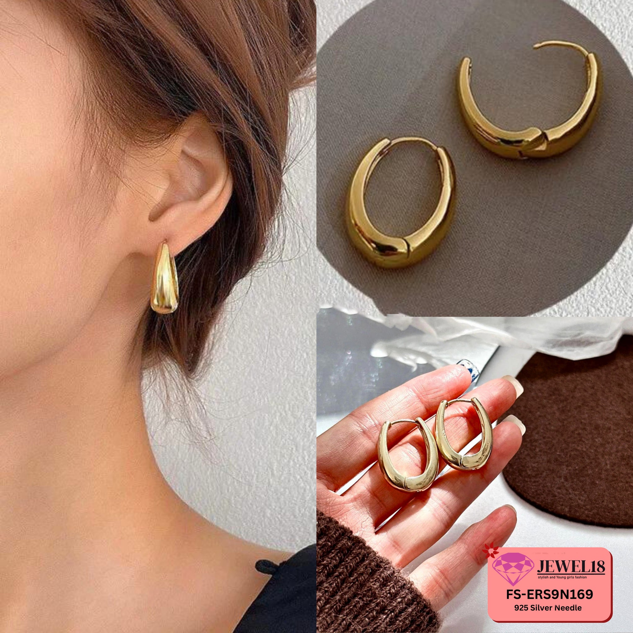 JEWEL18 EAR FASHION GLOBAL DESIGN GENUINE #N169