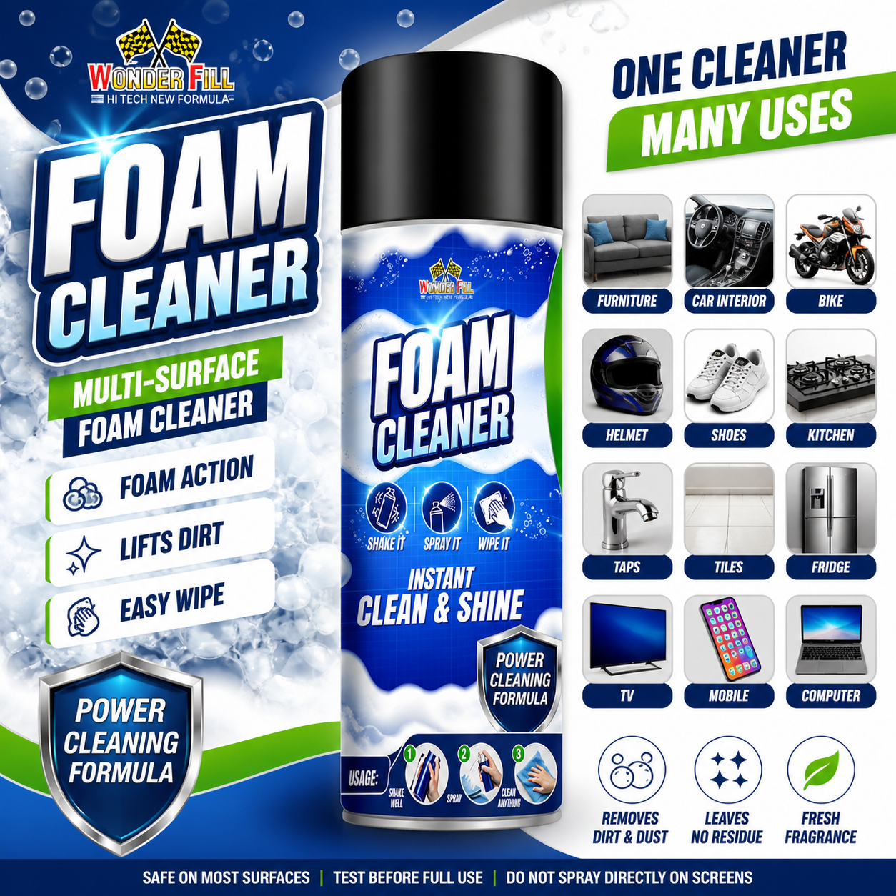 Wonderfill Foam Cleaner - 500 ml