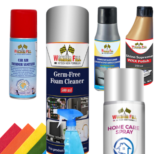 WONDERFILL HOME CARE HOUSEKEEPING KIT (7 CARE PRODUCTS)