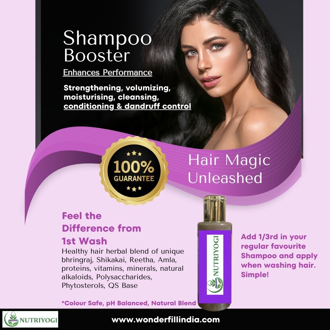 Shampoo Booster-Performance Enhancer with Herbal Blend