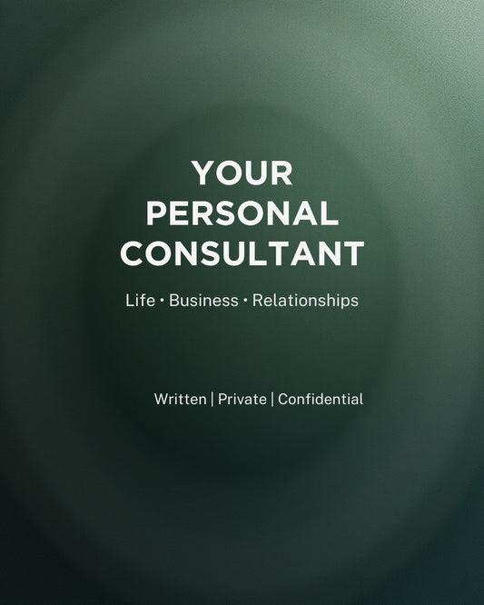 Personal Guidance Consultation (Written | Confidential)
