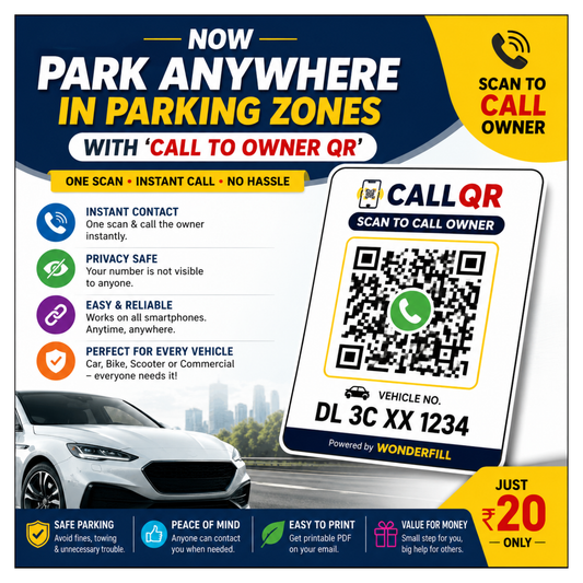 CALLQR – Scan To Call Owner Vehicle QR PDF