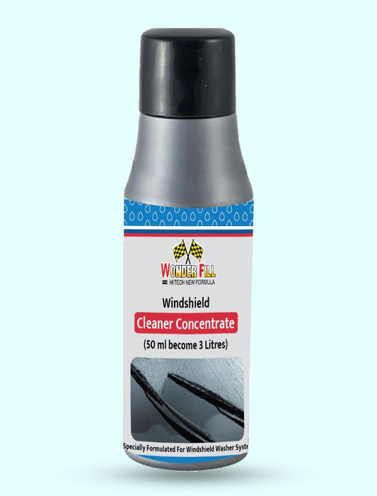 WONDERFILL WINDSHIELD GLASS CLEANER CONCENTRATE 50 ml.[Add Free to cart Air Freshener Sanitizer]