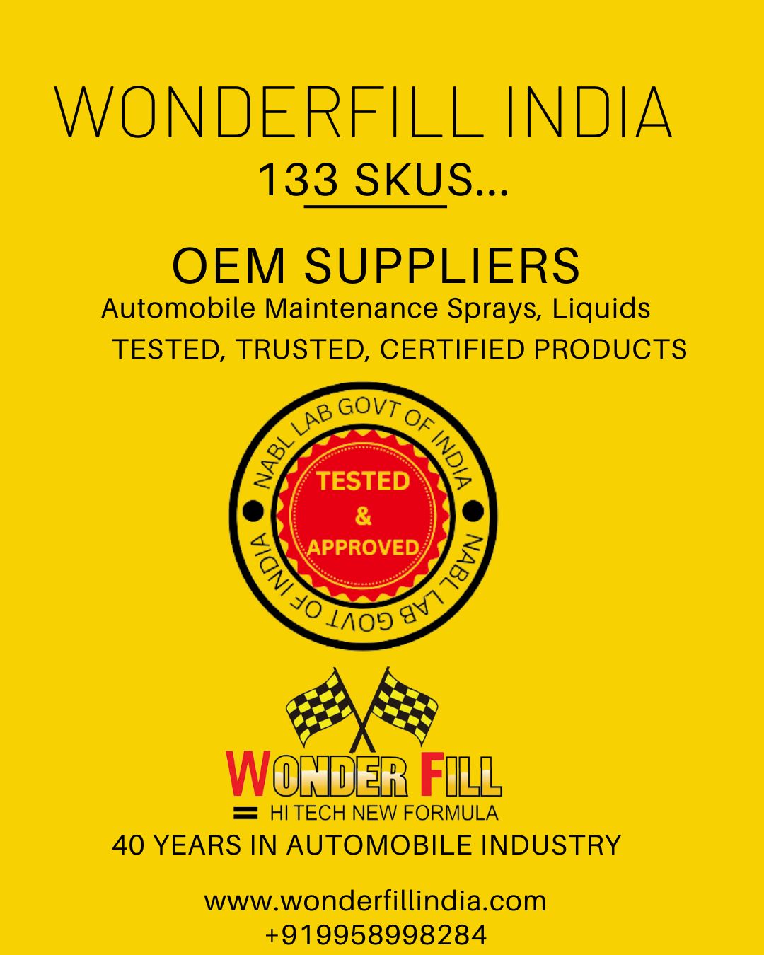 WONDERFILL UNDERBODY RUST GUARD COAT SPRAY.[Add Free to cart Air Freshener Sanitizer]