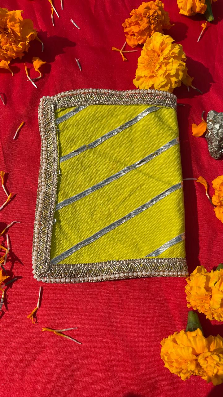 Hanuman Chalisa with Emblissed Hand Made Fabric Cover