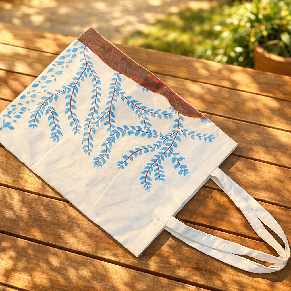 Wonderfill Handmade Canvas Tote Bag — Large Eco Friendly Everyday Carry (16×14×11 Inch)