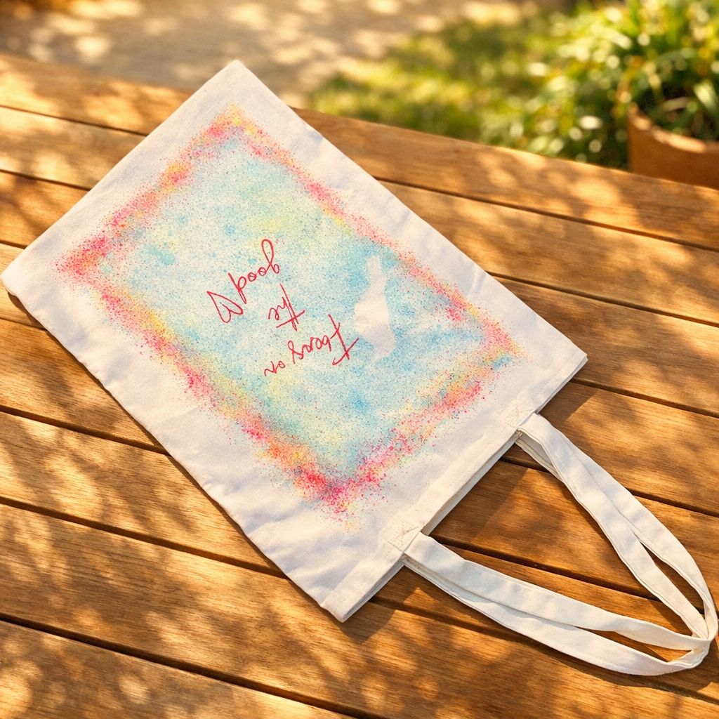 Wonderfill Handmade Canvas Tote Bag — Large Eco Friendly Everyday Carry (16×14×11 Inch)