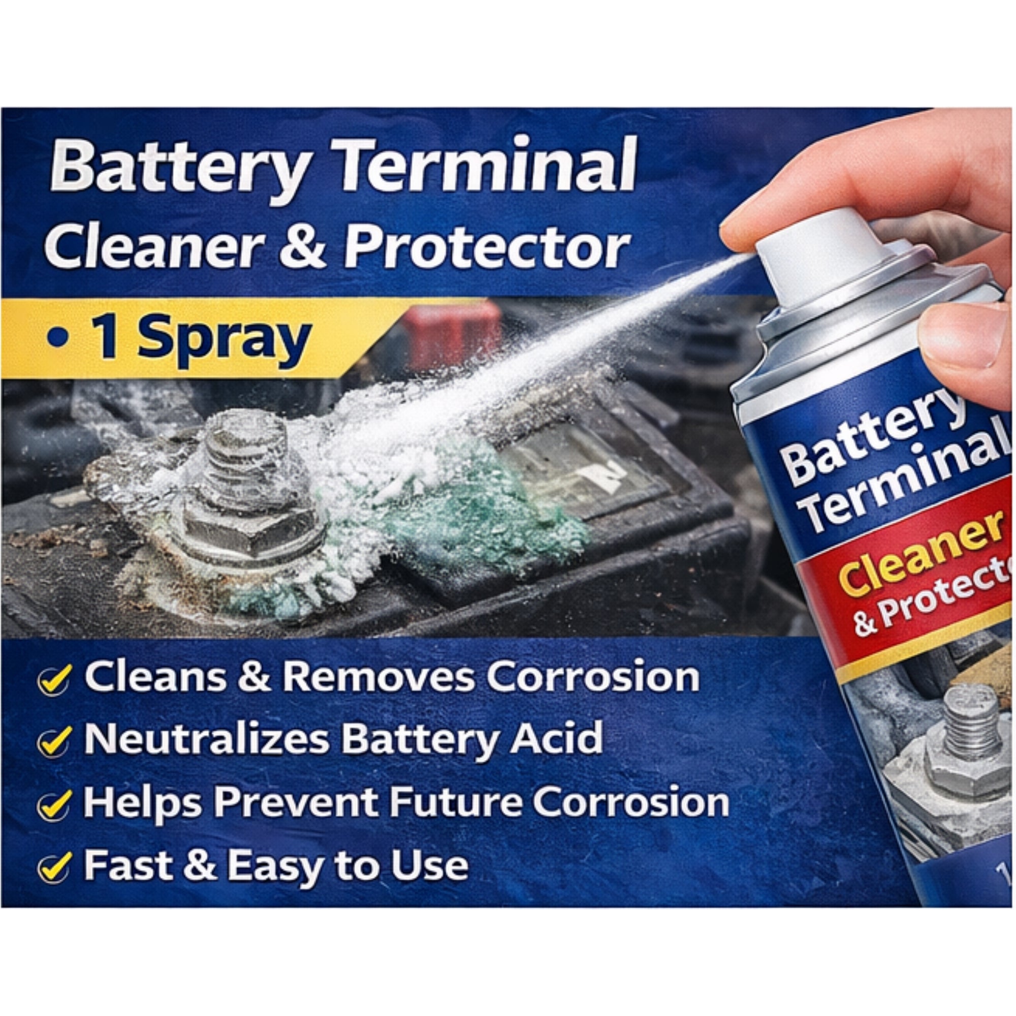 Best Battery Terminal Cleaner & Protector - 120ml