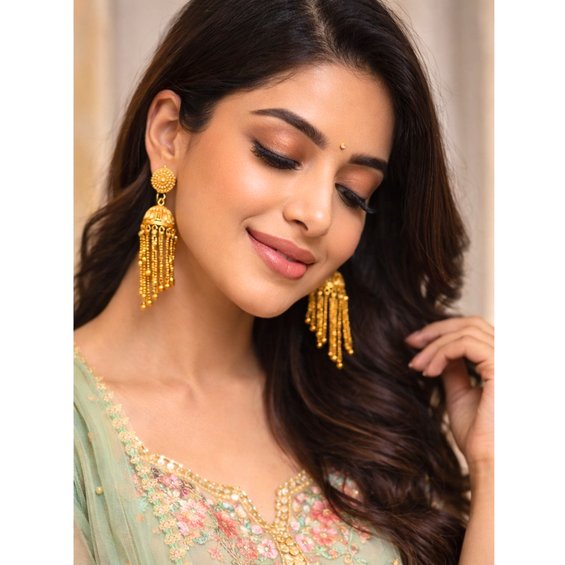 Best Jhumka - Traditional Gold Plated Designer Jhumka Earrings for Women