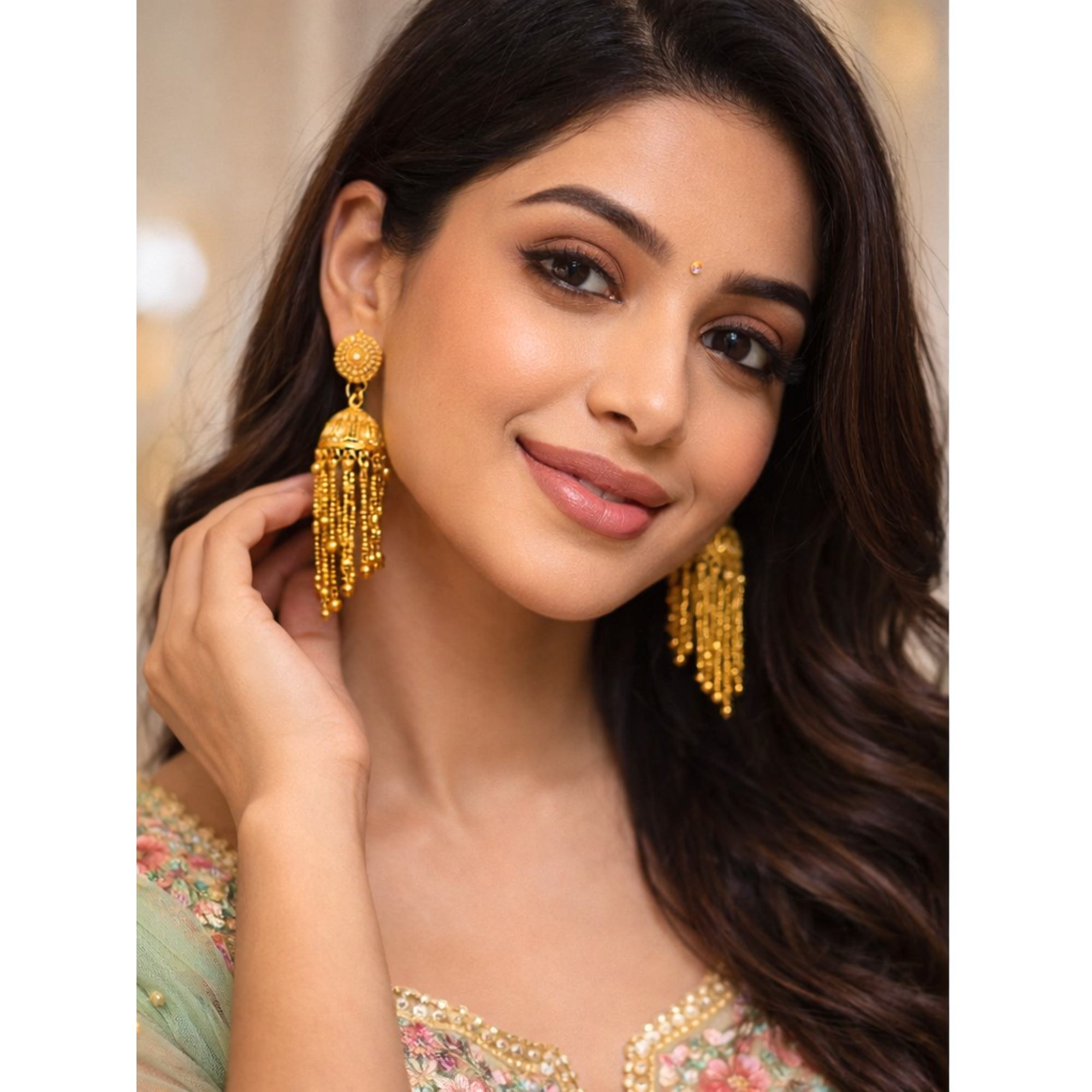 Best Jhumka - Traditional Gold Plated Designer Jhumka Earrings for Women