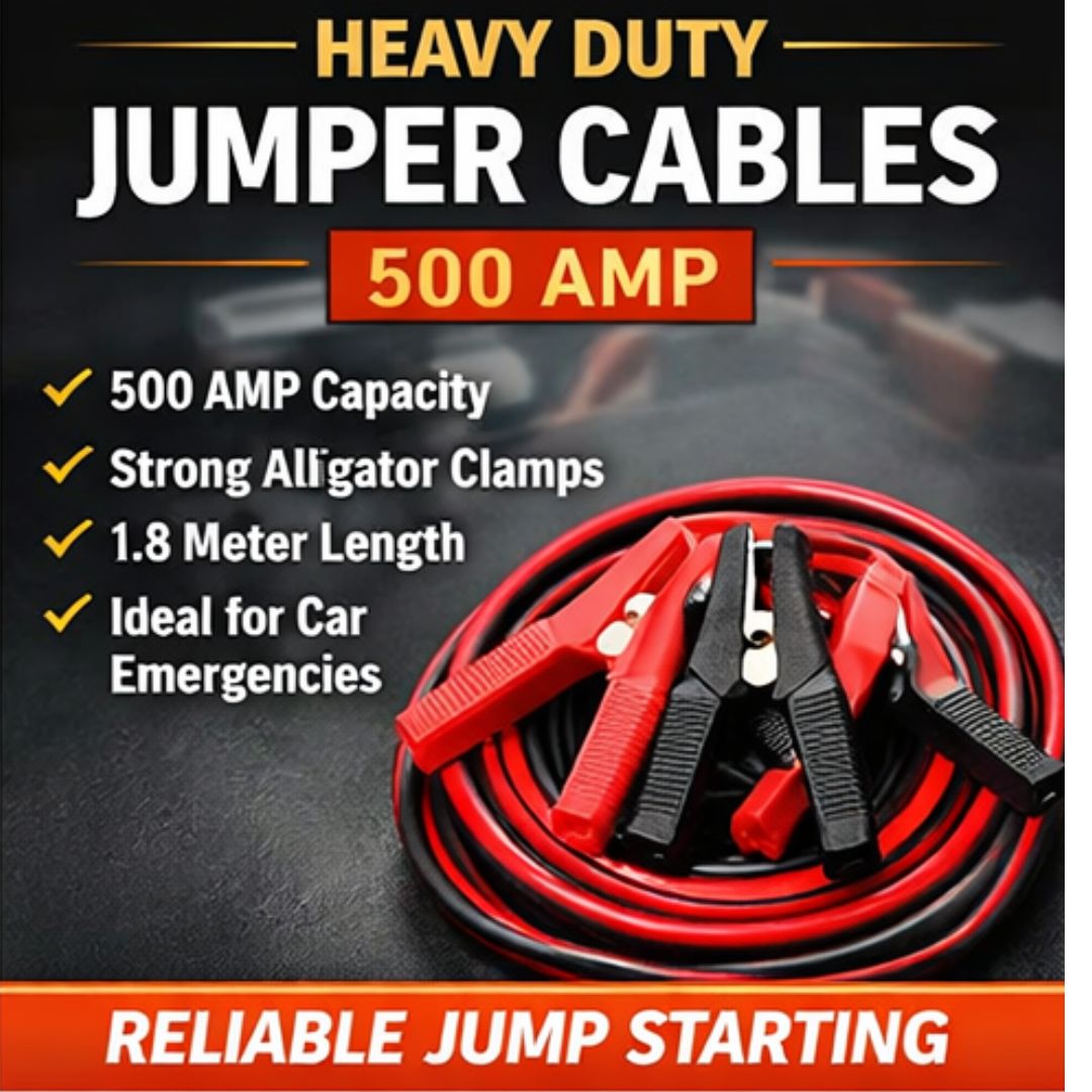Best Booster Jumper Cable - 500 AMP (Emergency Jump Start Cable)