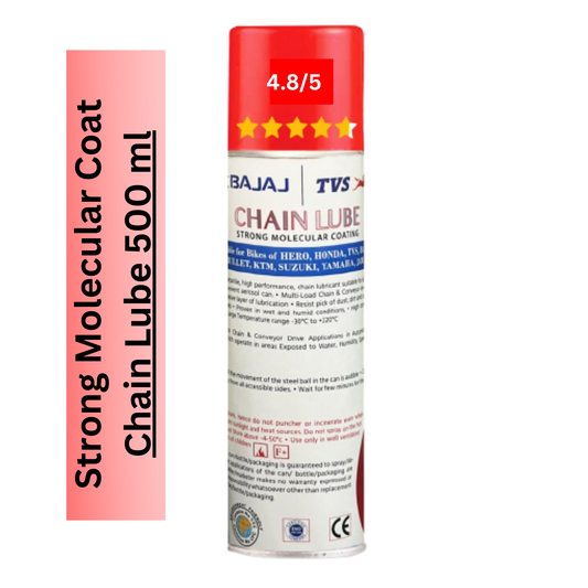 Wonderfill Strong Molecular Coat Chain Lube Chain Oil 500 ml- 1800 Kms in One Spray
