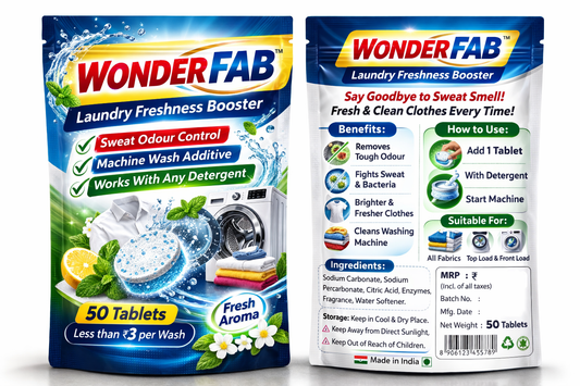 WONDERFAB Laundry Freshness Booster Tablets (50 Tablets)